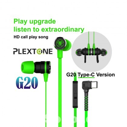 Type C Headphone Gaming Earphone  Plextone G20